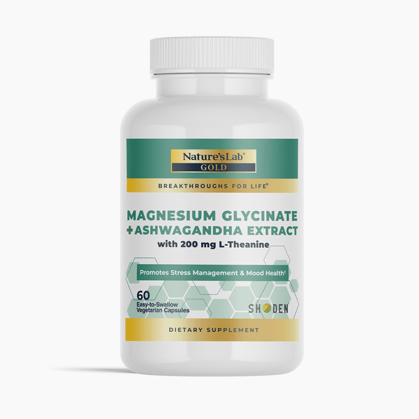 Magnesium + Ashwagandha with L-Theanine - 60 Capsules