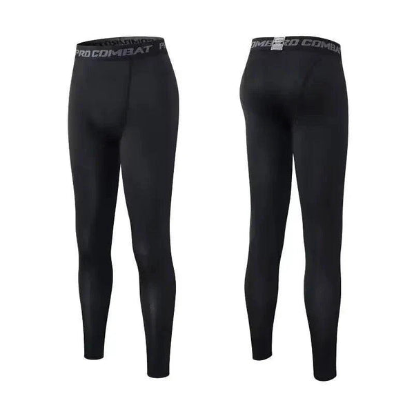 Mens Compression Pants Cool Dry Running Tights Athletic Workout Leggings